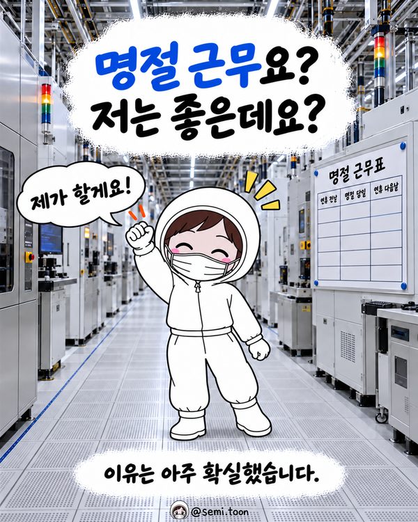 명절 근무요? 저는 좋은데요?